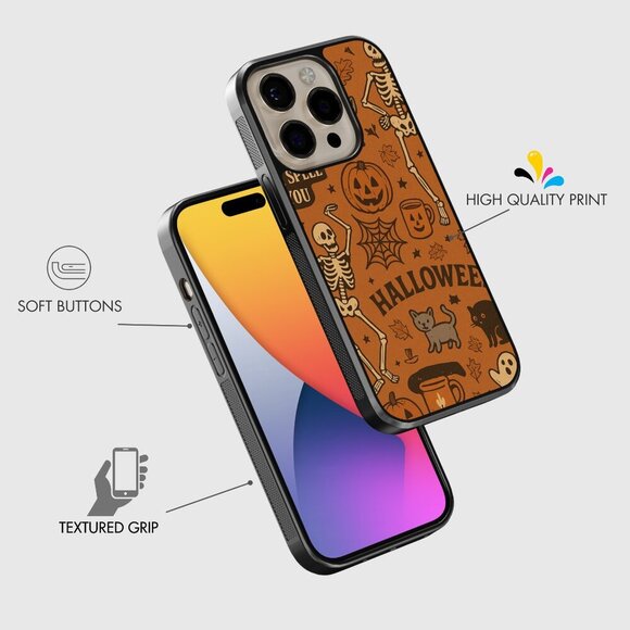 Halloween Phone Cover – iPhone 16, 15 Pro, Galaxy S25, S24, S24 Ultra, Pixel 9 - Picture 7 of 9